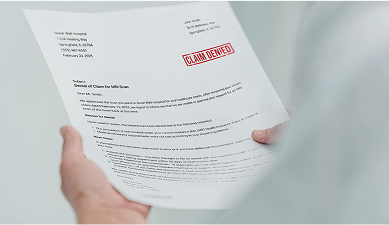 denied claim sheet